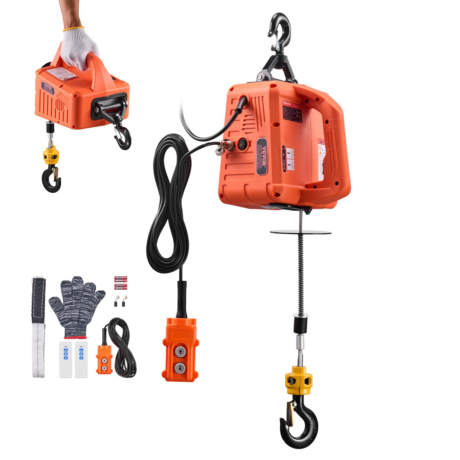 Sähkövinssi North Craft 3-in-1, 700 kg, 1500W, 7.6m, Sähköinen