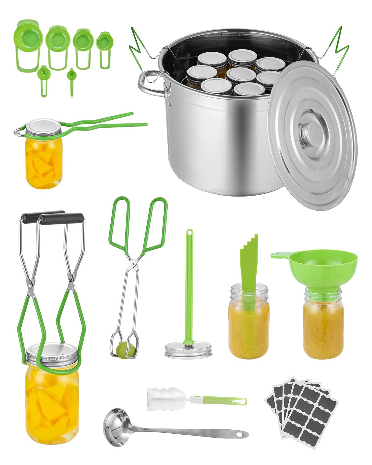 Säilöntätarvikesetti North Craft HS-005, 11 osaa, ruostumaton teräs