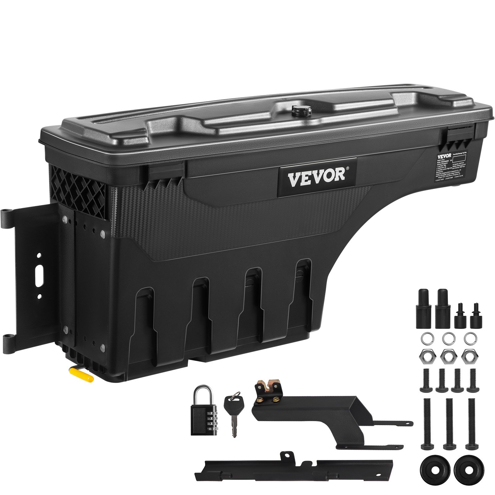 Säilytyslaatikko lava-autoon North Craft, 25L, Musta, Sopii Ford F-150 2015-2021