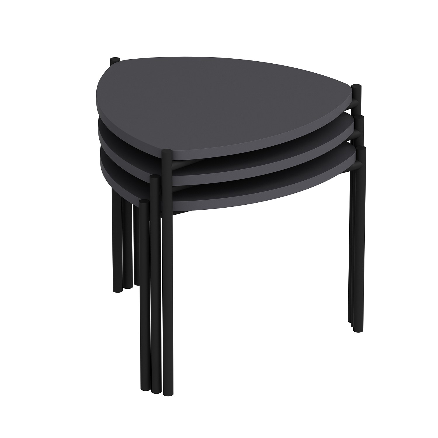 Sohvapöytäsarja Valento Furniture Lenny, 45x45x45cm
