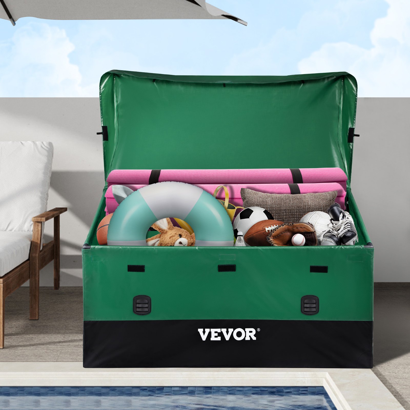 Säilytyslaatikko North Craft VV-OSB-150, 567.8L, vedenpitävä, PE Tarpaulin, harmaa
