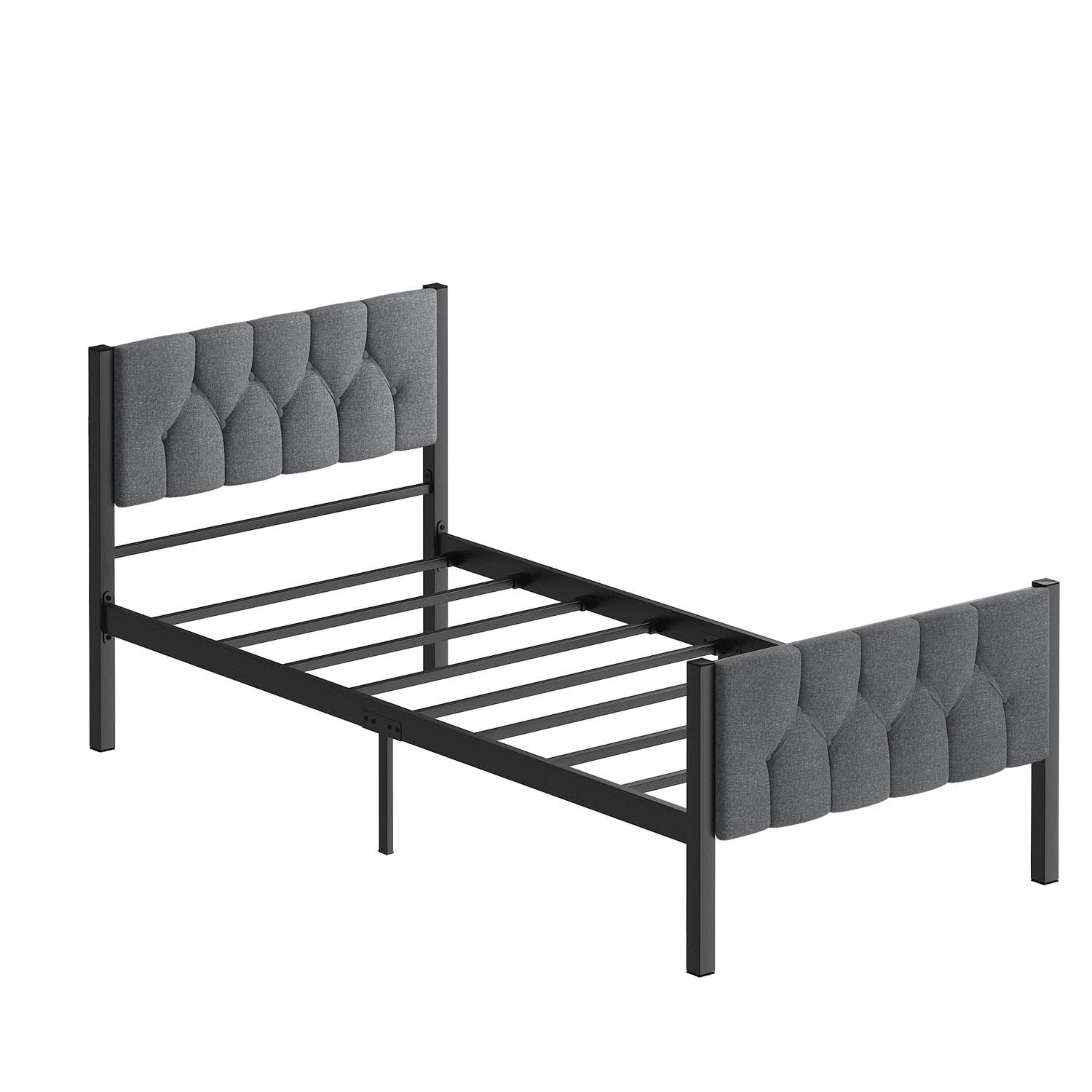 Sängynrunko Valento Furniture Stil, harmaa