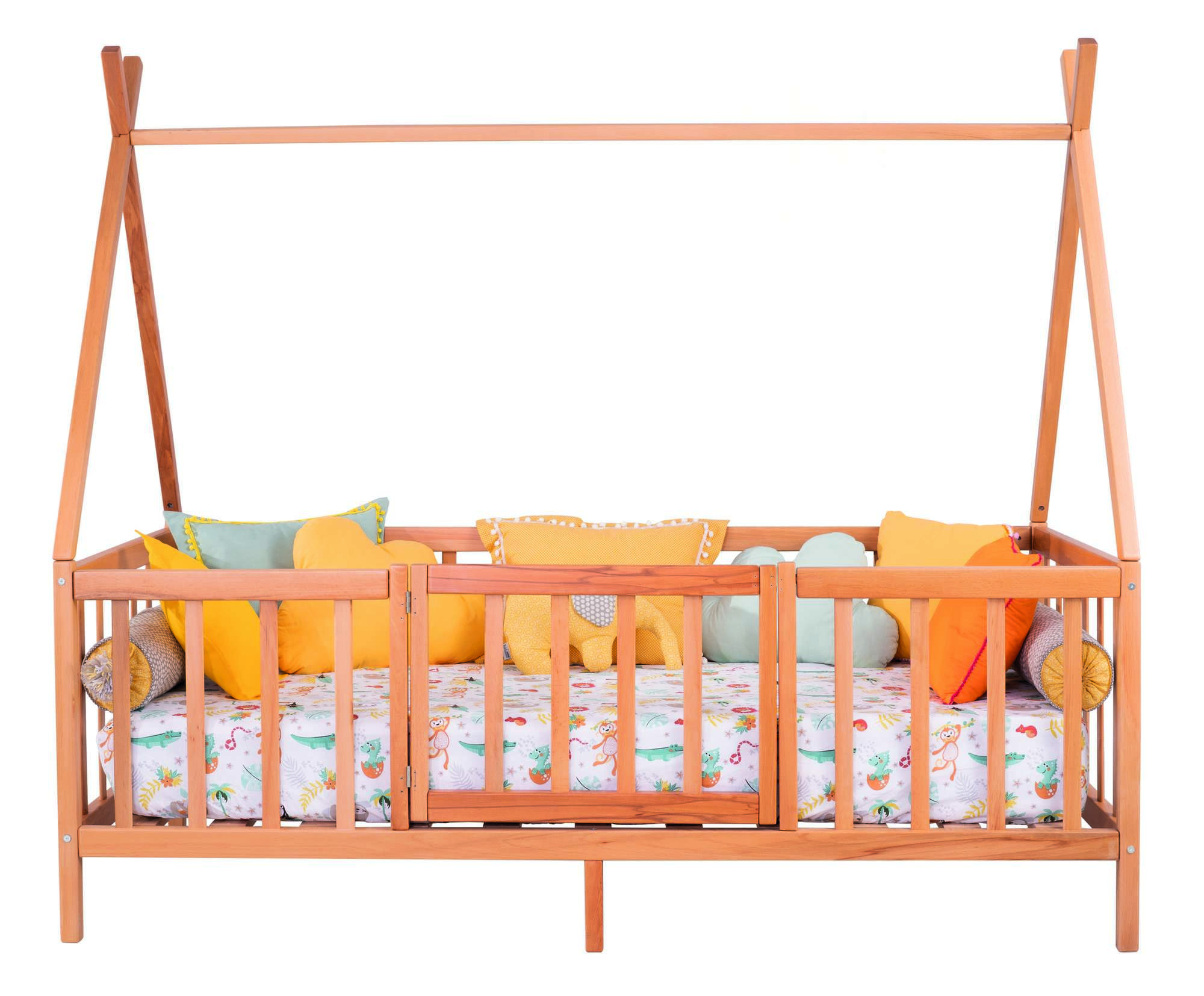 Talosänky Valento Furniture Woody, 180x199cm, Luonnonvärinen