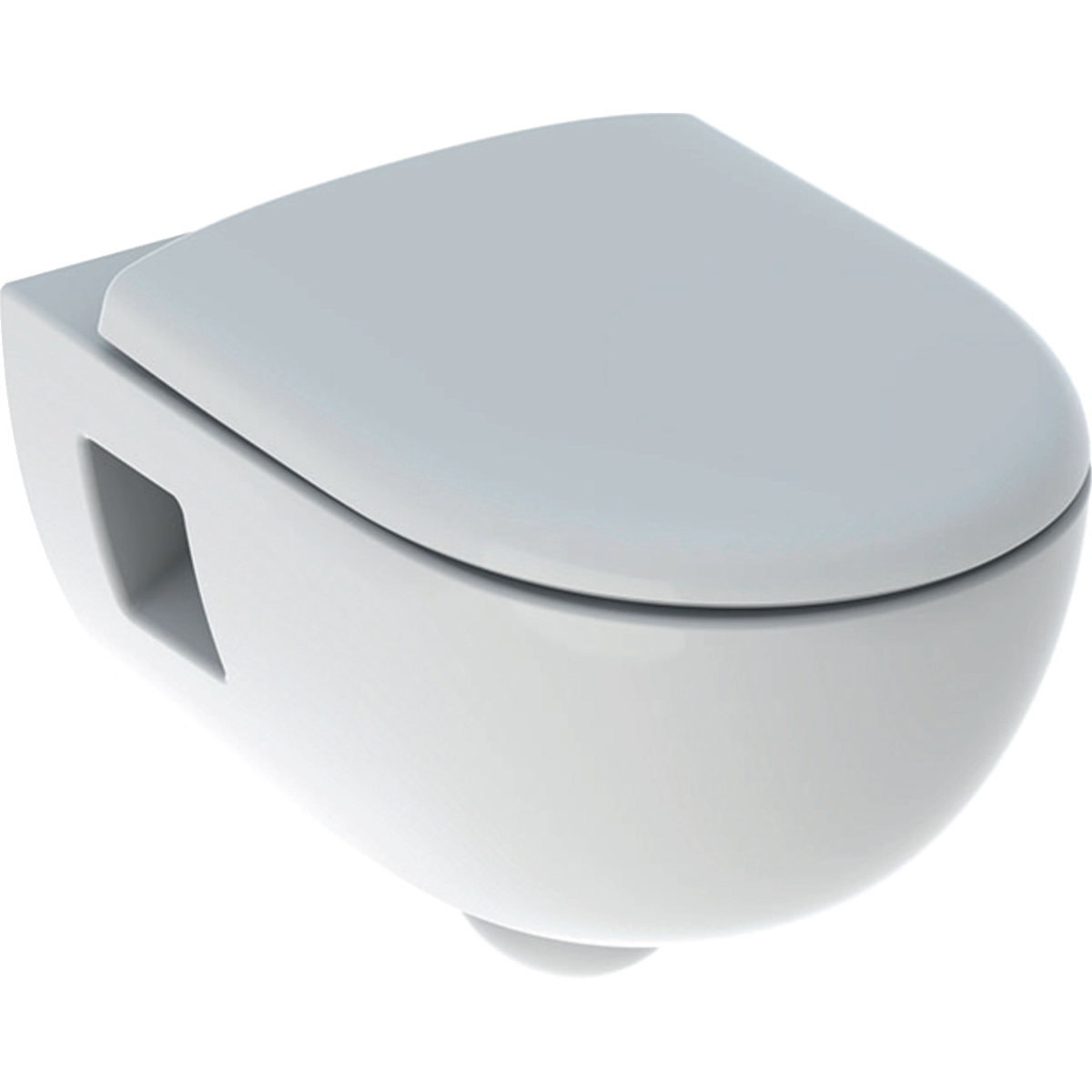 Seinä-WC-istuin Geberit Renova, soft close -istuinkannella