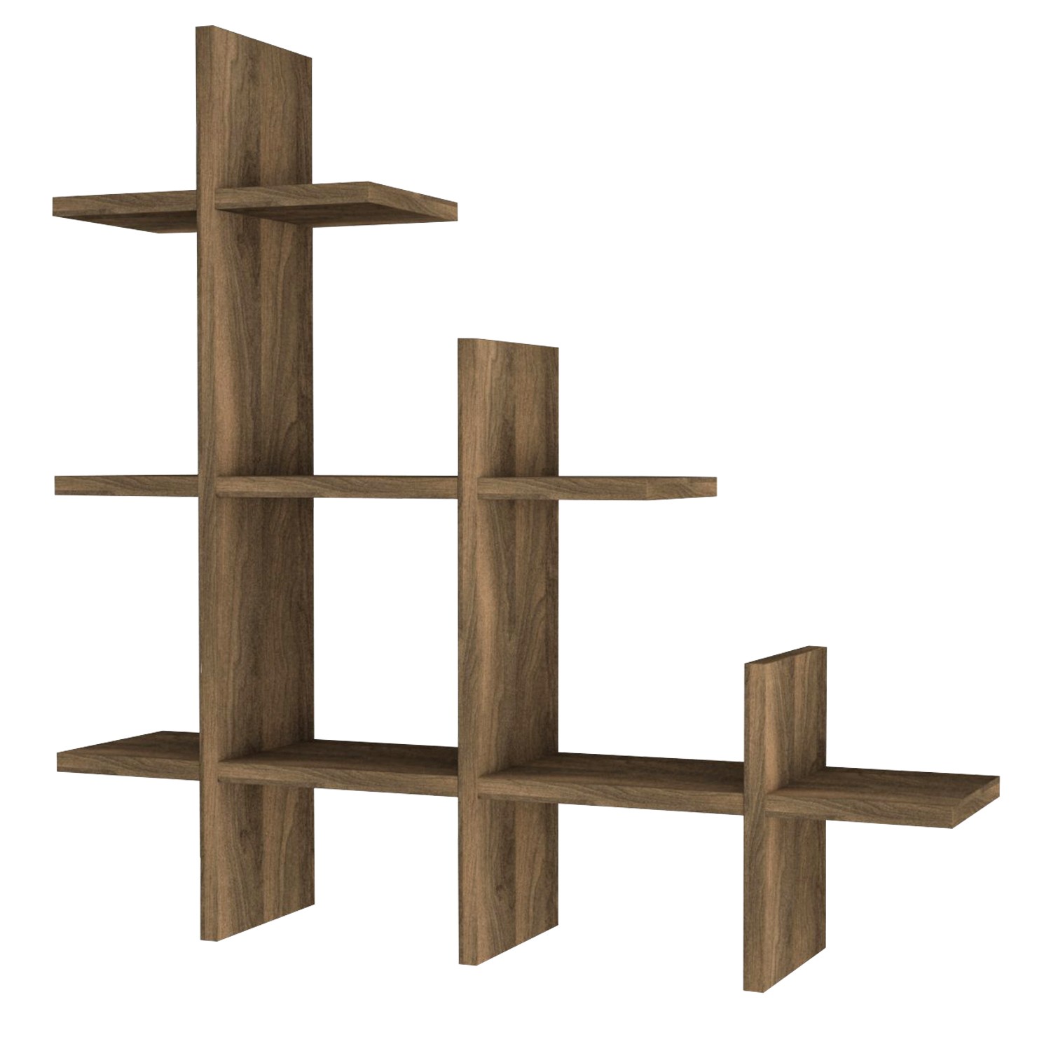 Seinähylly Valento Furniture Juke, pähkinäpuu
