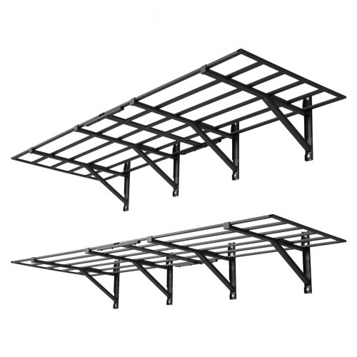 Seinähylly North Craft, 610x914mm, 4-osainen, Musta