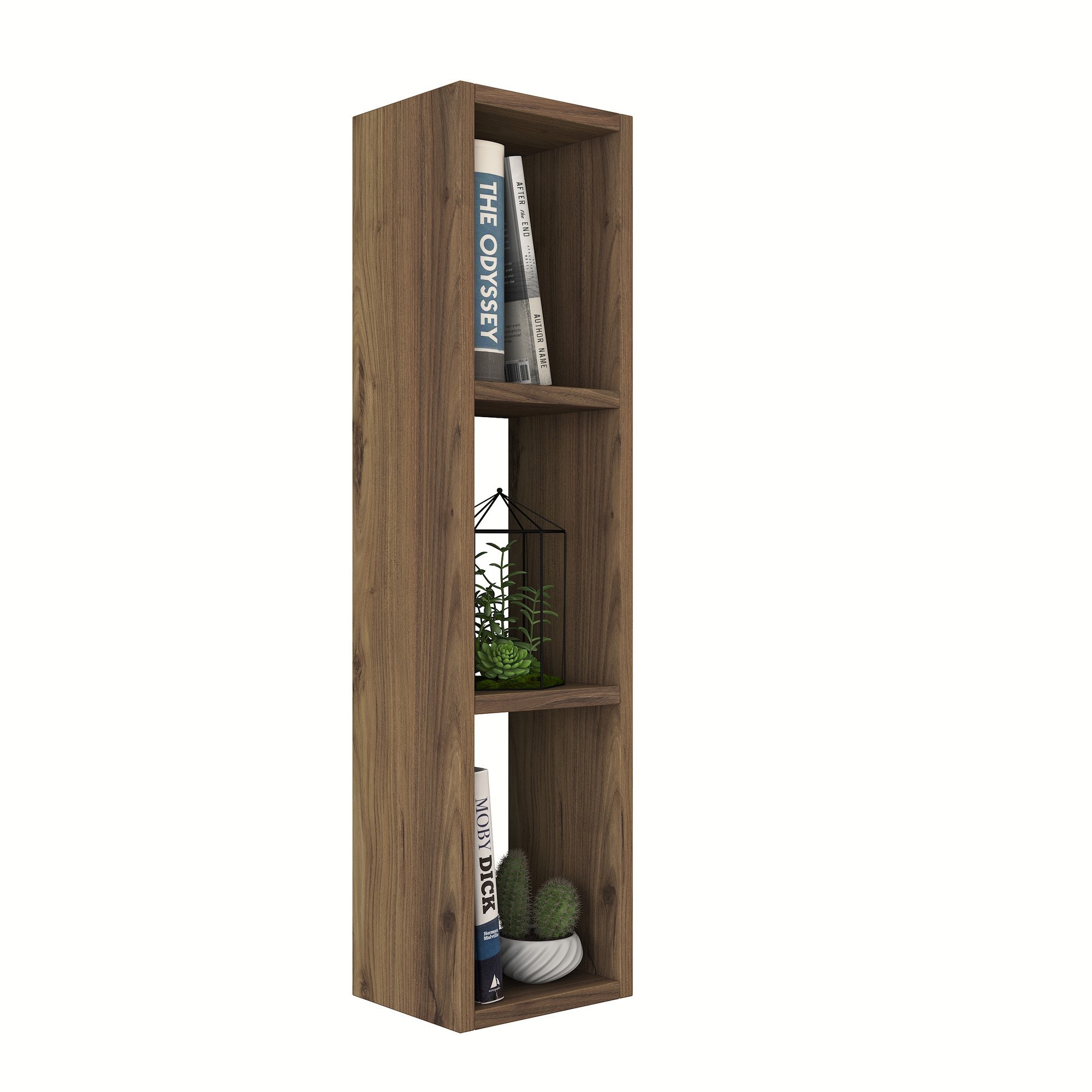 Seinähyllykkö Valento Furniture E3-224, 22.1x90cm, tummanruskea