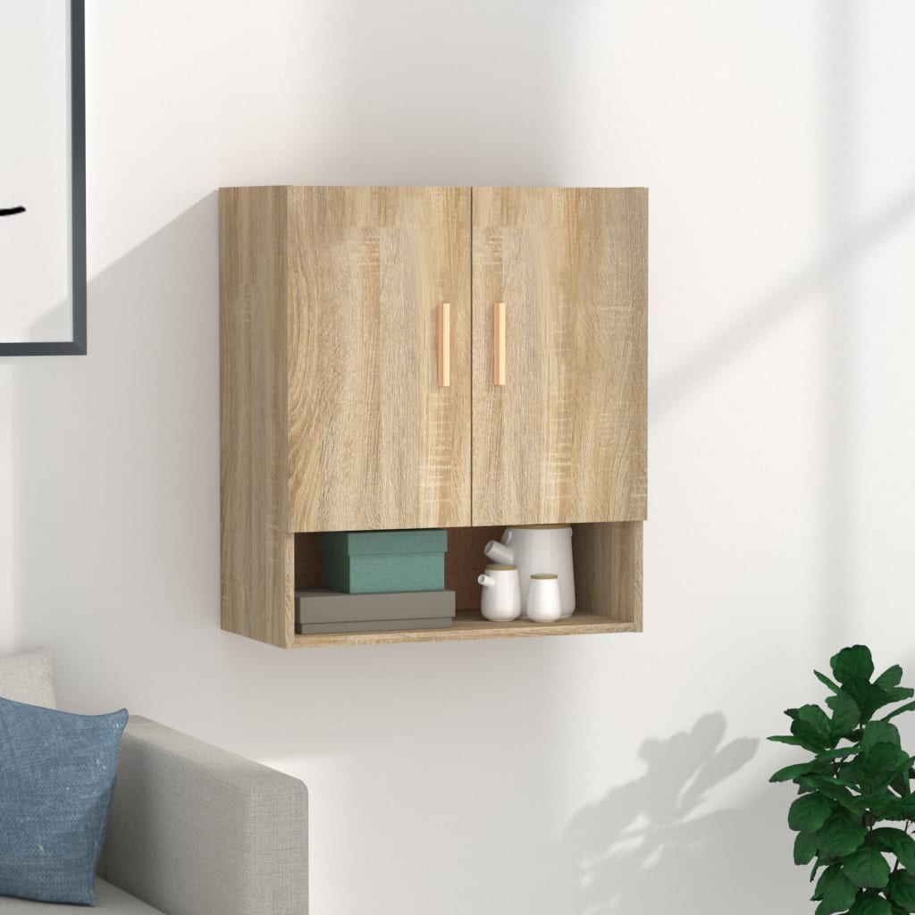 Seinäkaappi Sonoma-tammi 60x31x70 cm tekninen puu (85878)