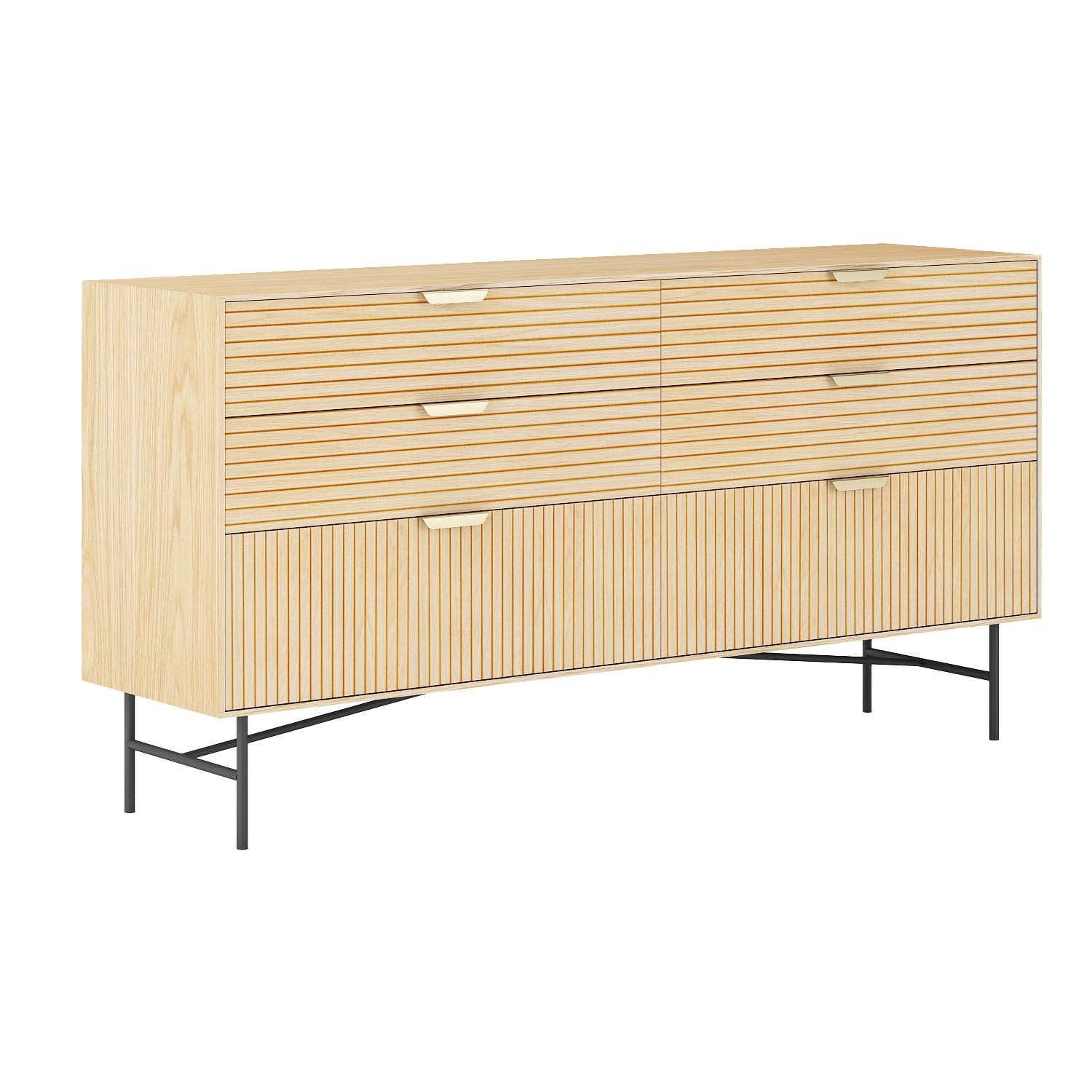 Senkki Home4You Bassel, 120x40x80cm, Beige
