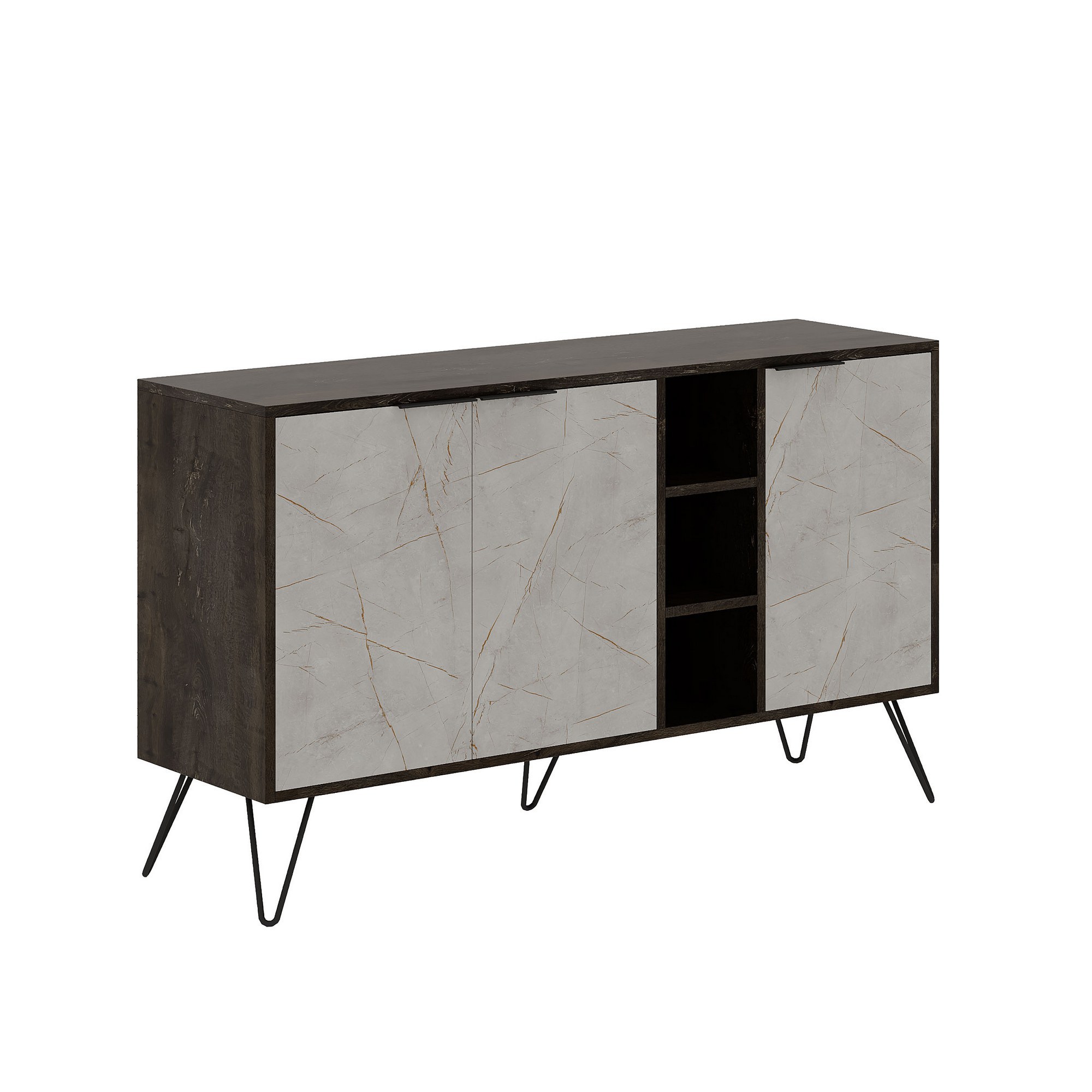 Senkki Valento Furniture Clara, ruskea/harmaa