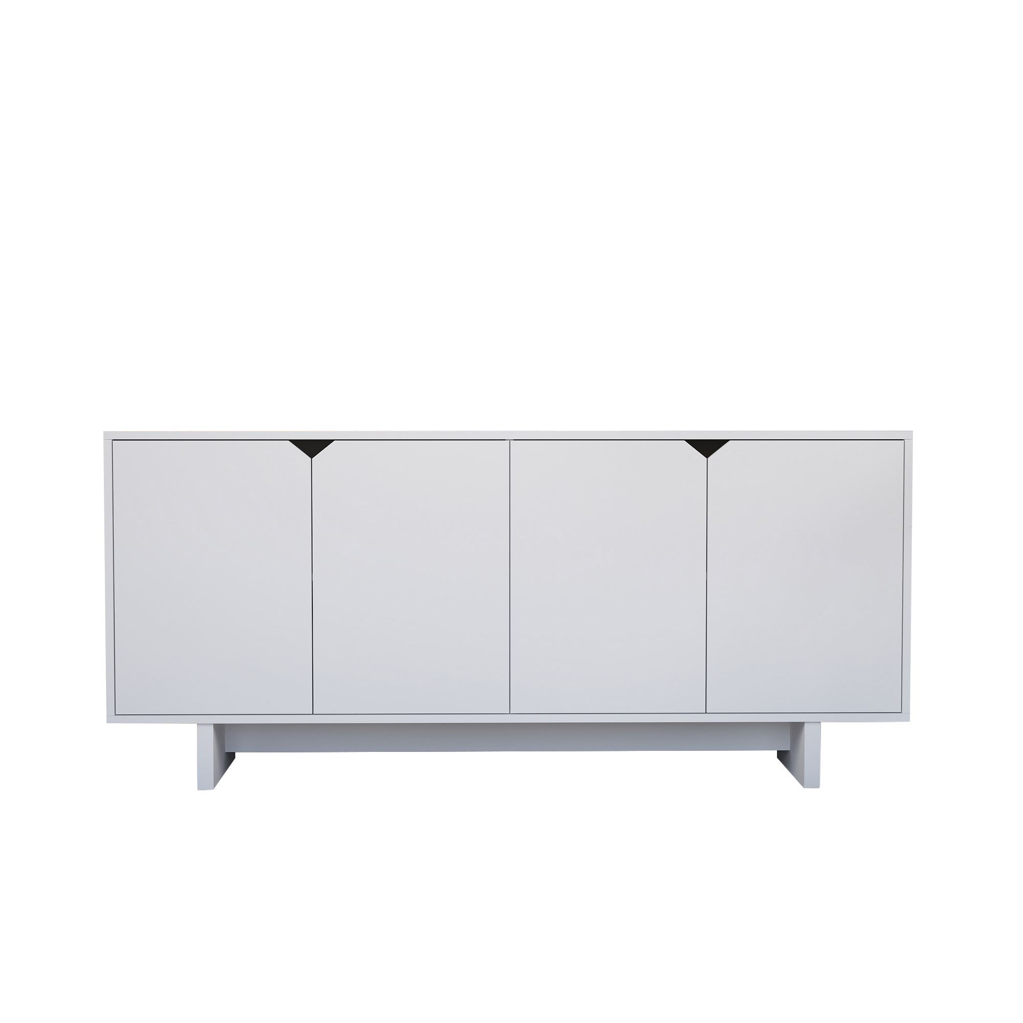 Konsolipöytä Valento Furniture Doruk, 180x40cm, valkoinen