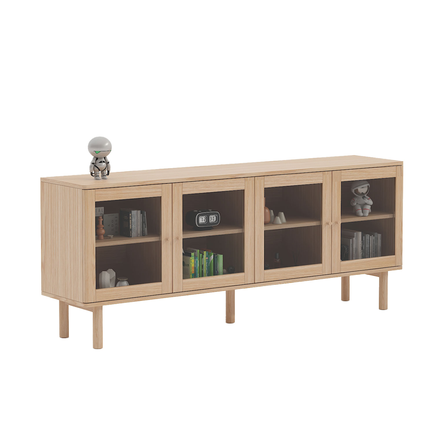 Senkki Home4You Hansen, 160x40x75cm, Tammi