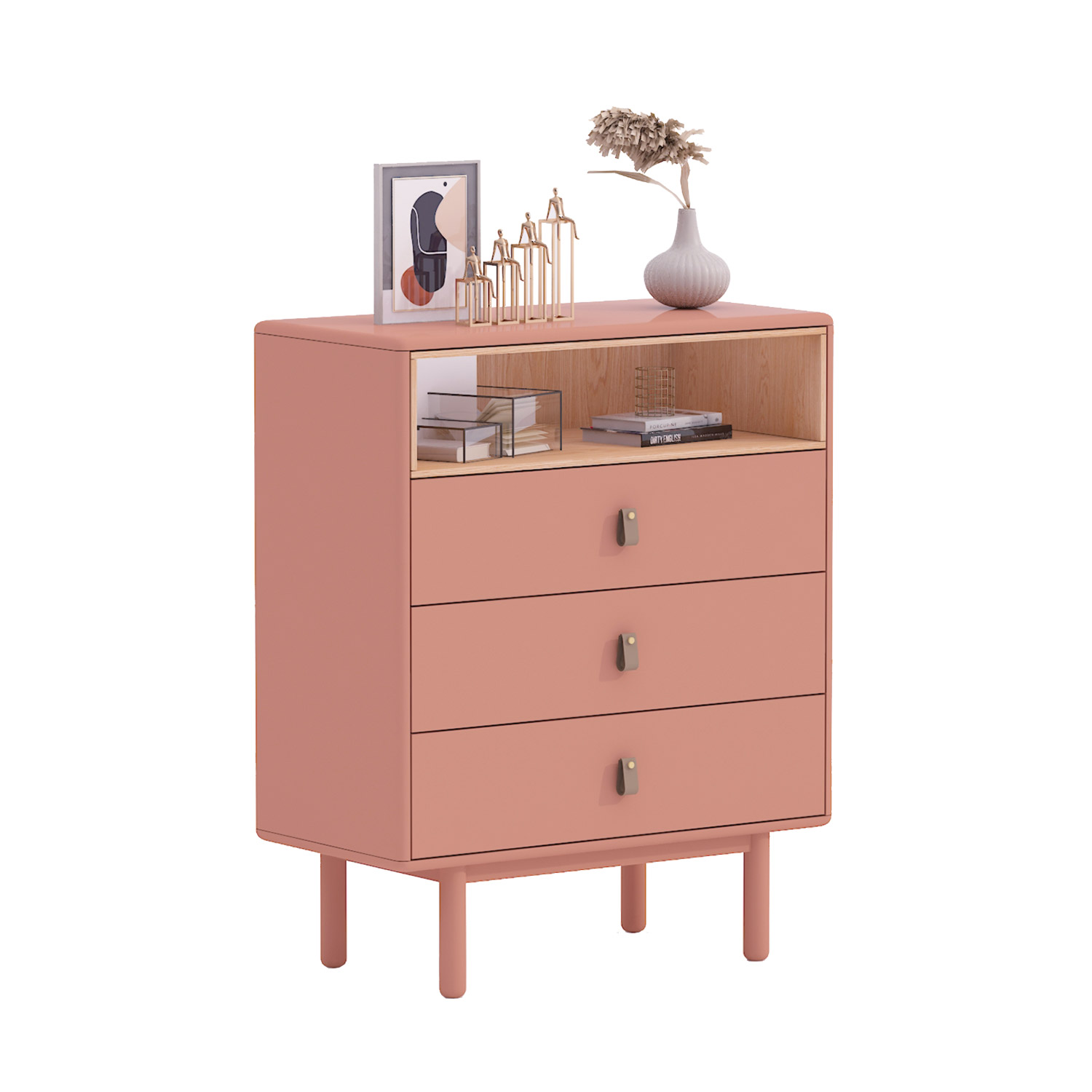 Senkki Home4You Iris 80x40x100cm, Pinkki