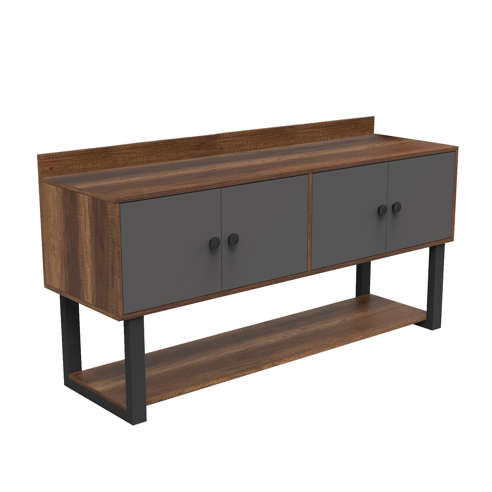 Senkki Valento Furniture MN04, ruskea/harmaa