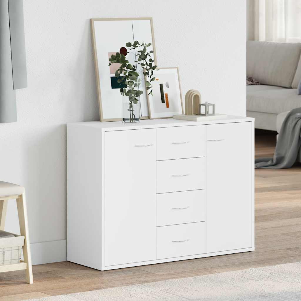 Senkki valkoinen 88x30x65 cm lastulevy