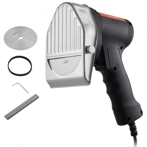 Shawarma-lihaleikkuri North Craft KS-100E, 80W, 100mm Terä, Säädettävä paksuus, Ruostumaton teräs