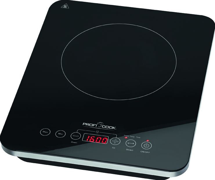 Induktioliesitaso ProfiCook PCEKI1062, 1 alueella
