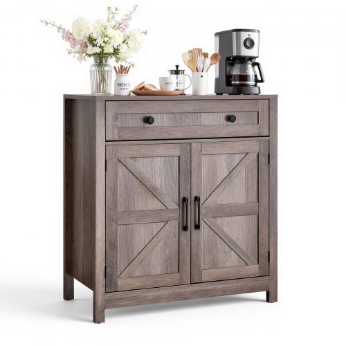 Sivukaappi North Craft ZH621, 75x37.5x80cm, Harmaa