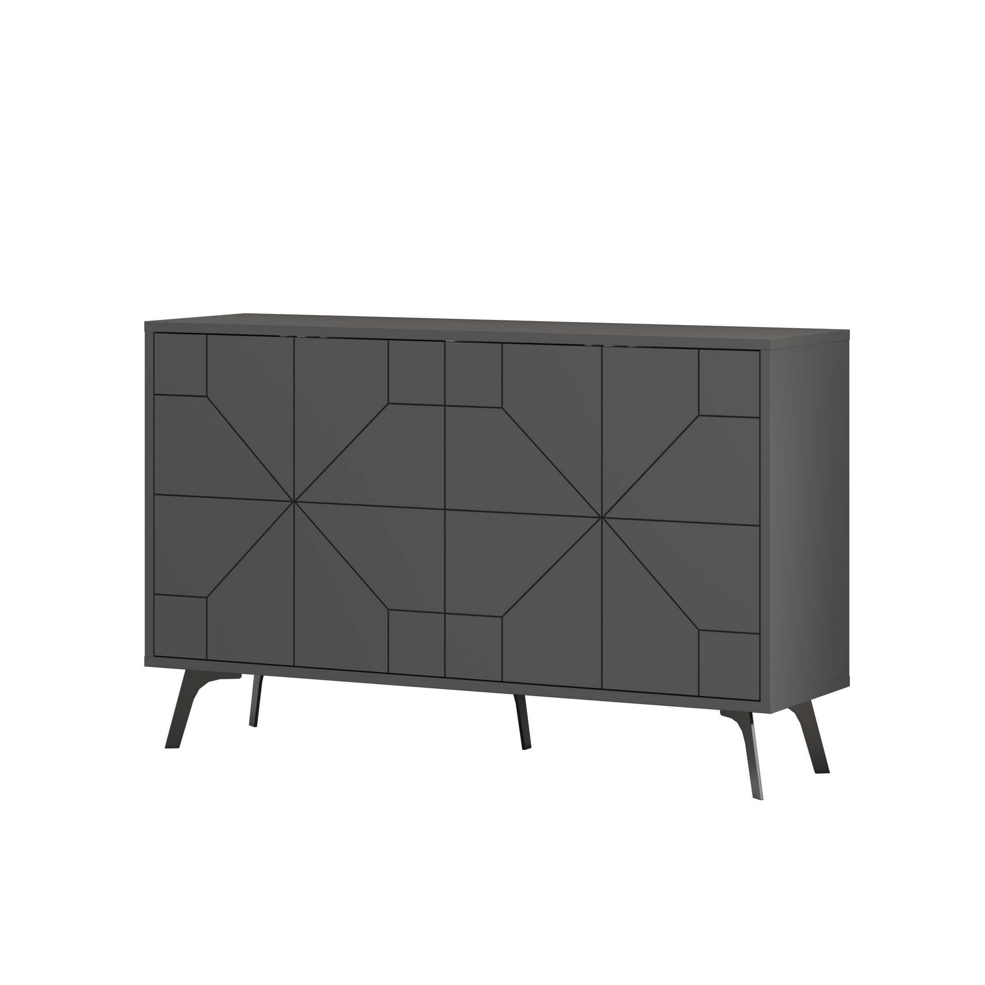 Sivupöytä Valento Furniture Dune 120, antrasiitti
