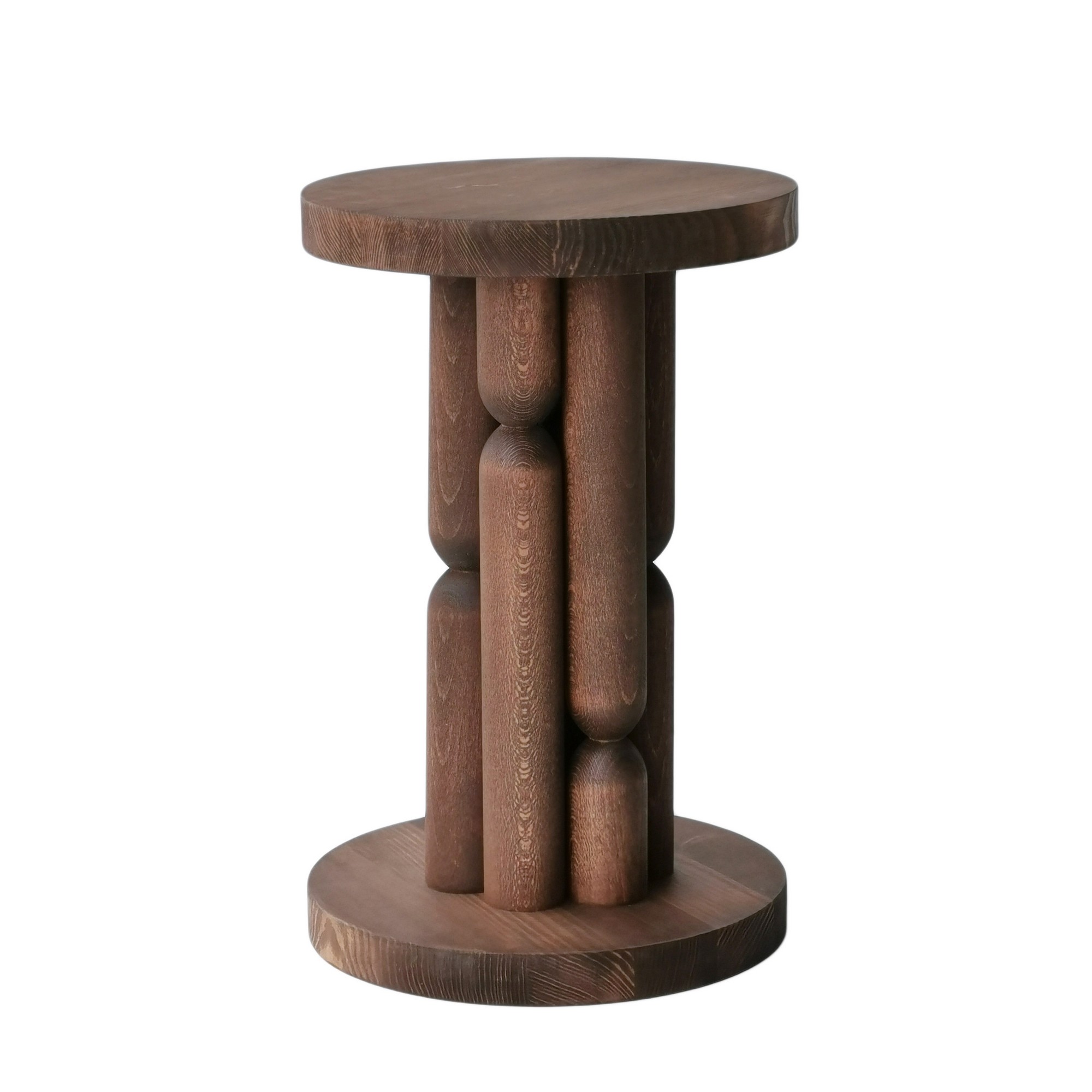 Sivupöytä Valento Furniture Stoa, 27x27x42cm, ruskea