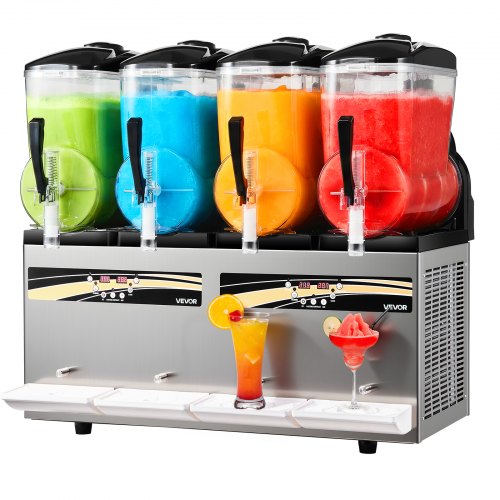 Slush-jäähilejuomakone North Craft, 4x12L, Itsestään Puhtistuva, Monitoiminen