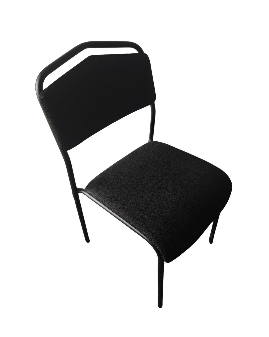 Purkuaarre Sortera ROUE, kromiputkirunkoinen tuoli, musta, 6 kpl / pkt
