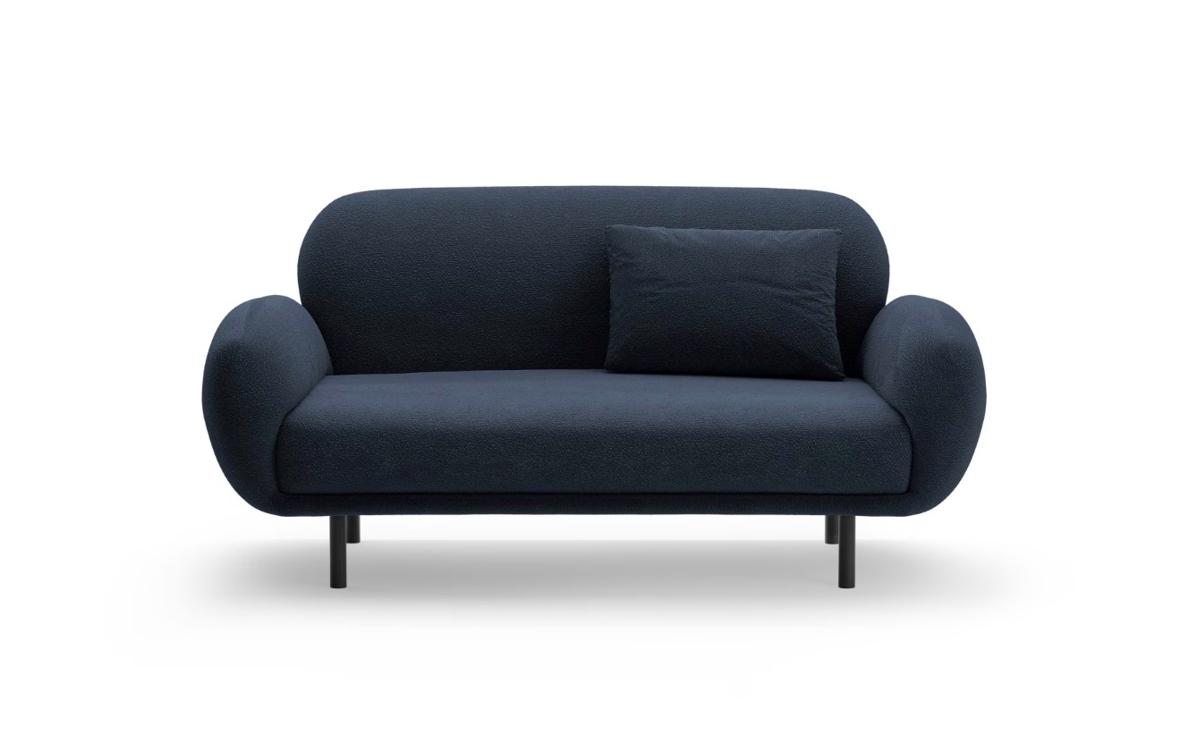 Sohva Micadoni Poppy, 2-istuttava, leveys 148cm, Baloo-bouclékangas