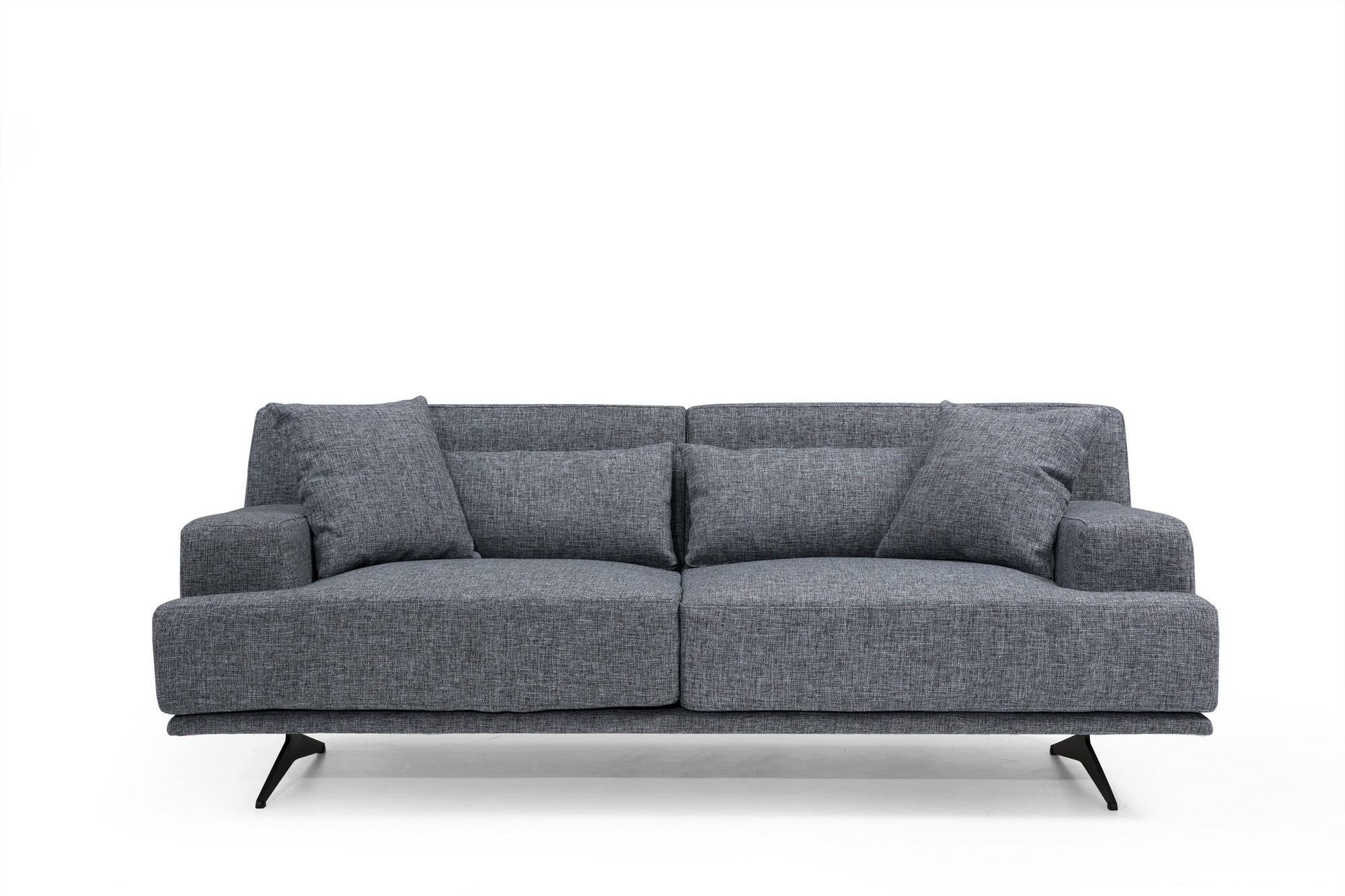 Sohva Valento Furniture Bentley, 2-istuttava, harmaa