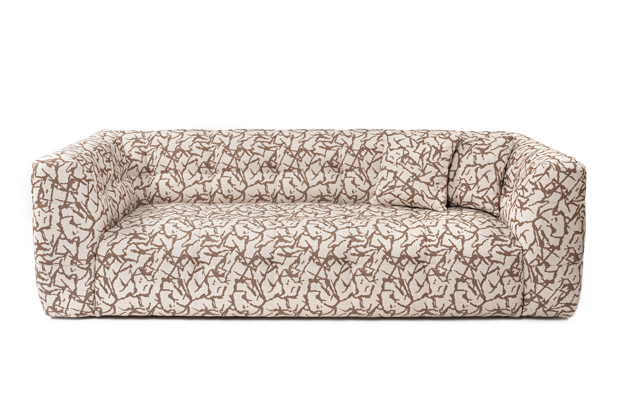 Sohva Valento Furniture Cady, 3-istuttava, 235x100cm, Ruskea