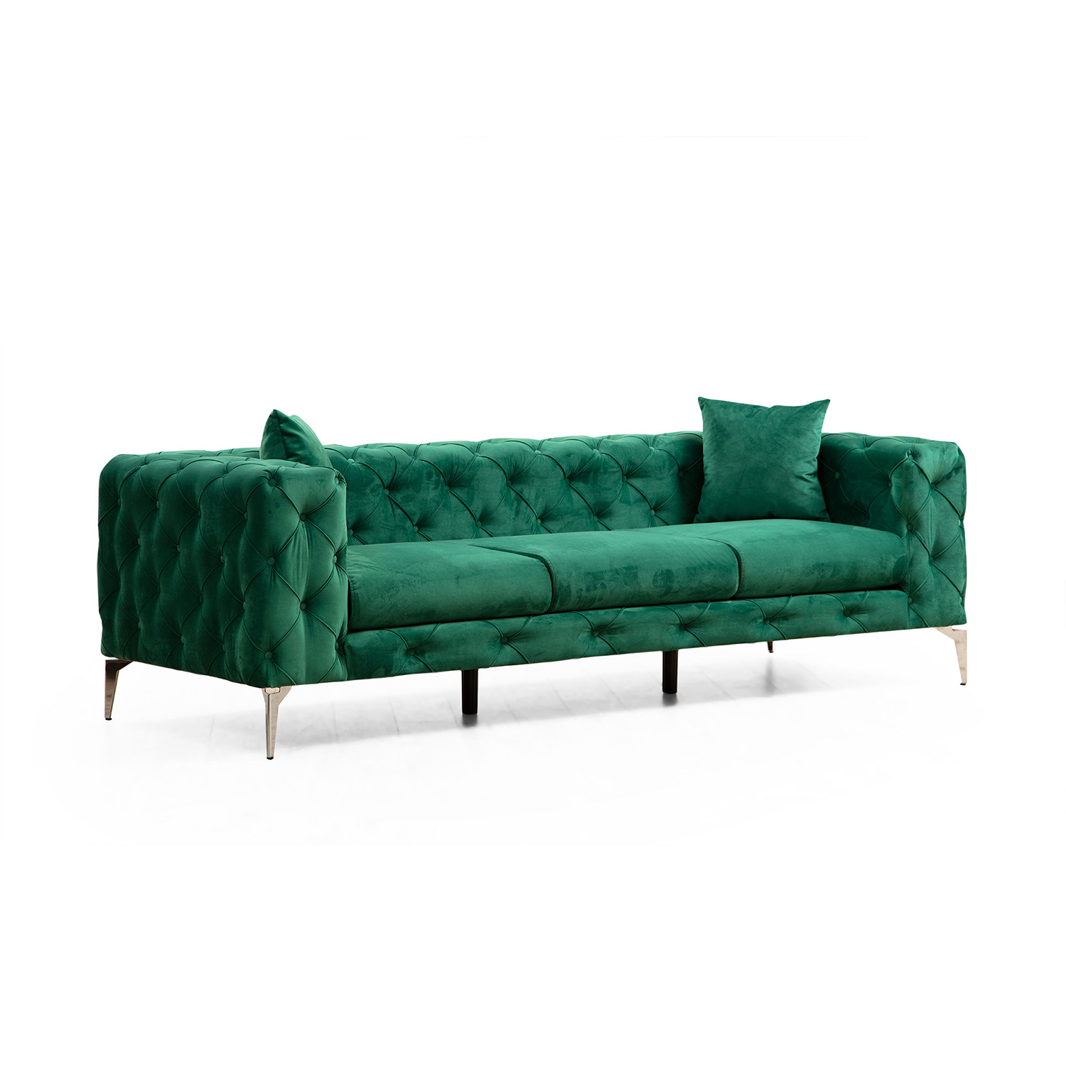 Sohva Valento Furniture Como, 3-istuttava, vihreä