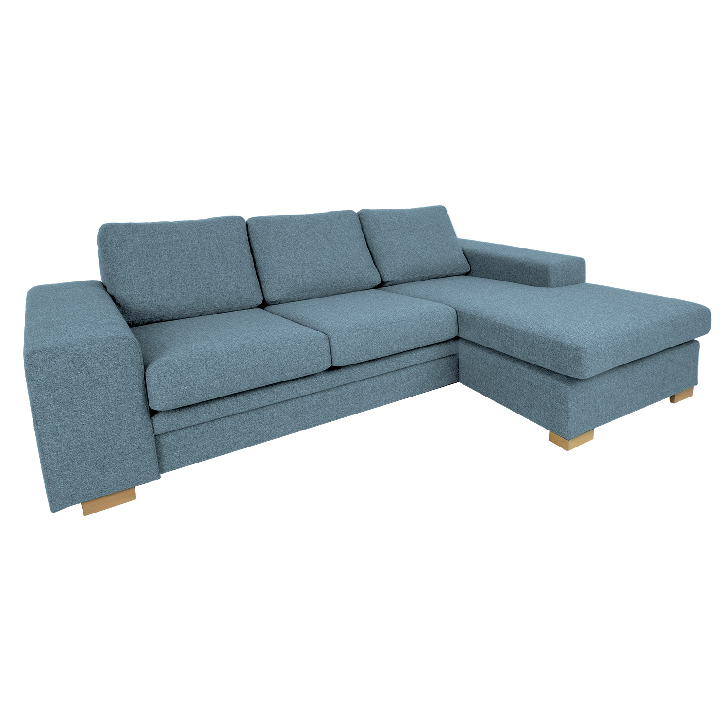 Sohva Home4You Dagmar, 237x90/146cm, Vaaleansininen
