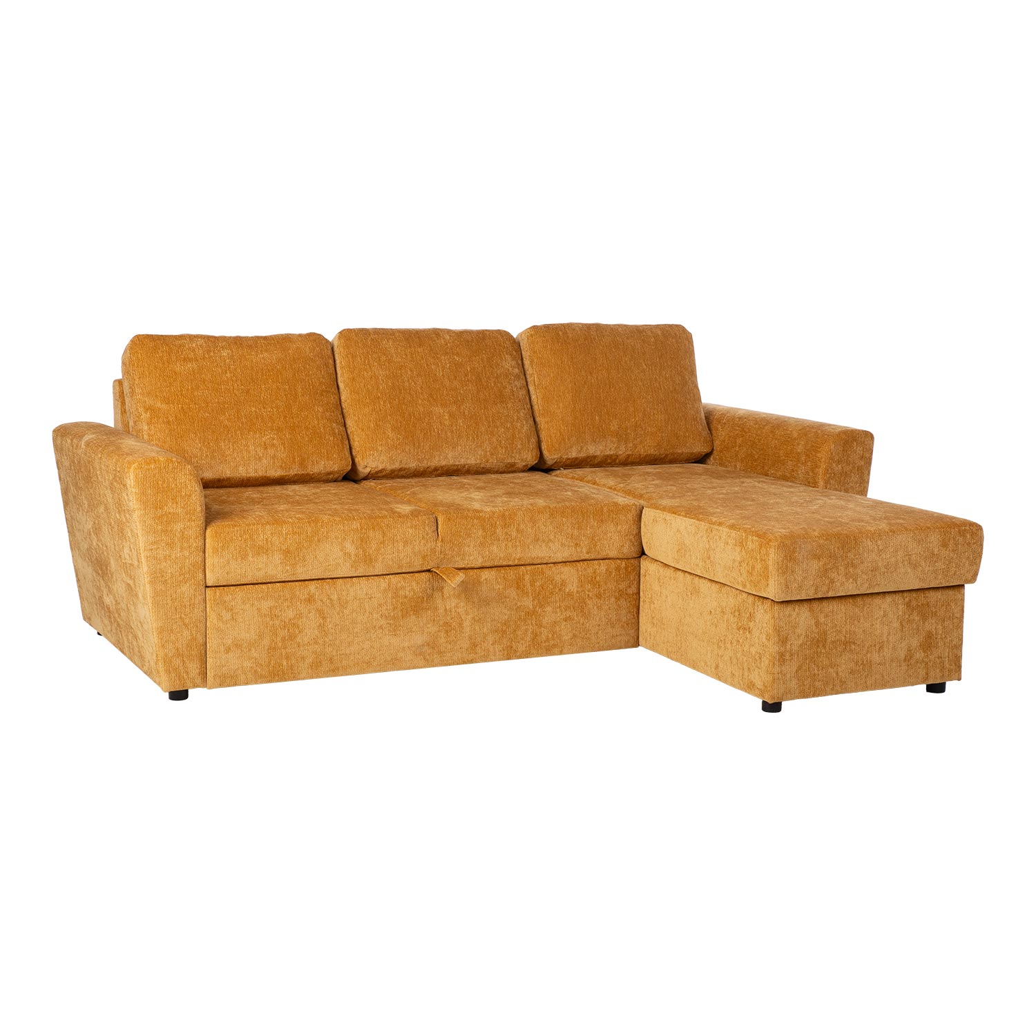 Sohva Home4You Inga, 217x92/160cm, Keltainen