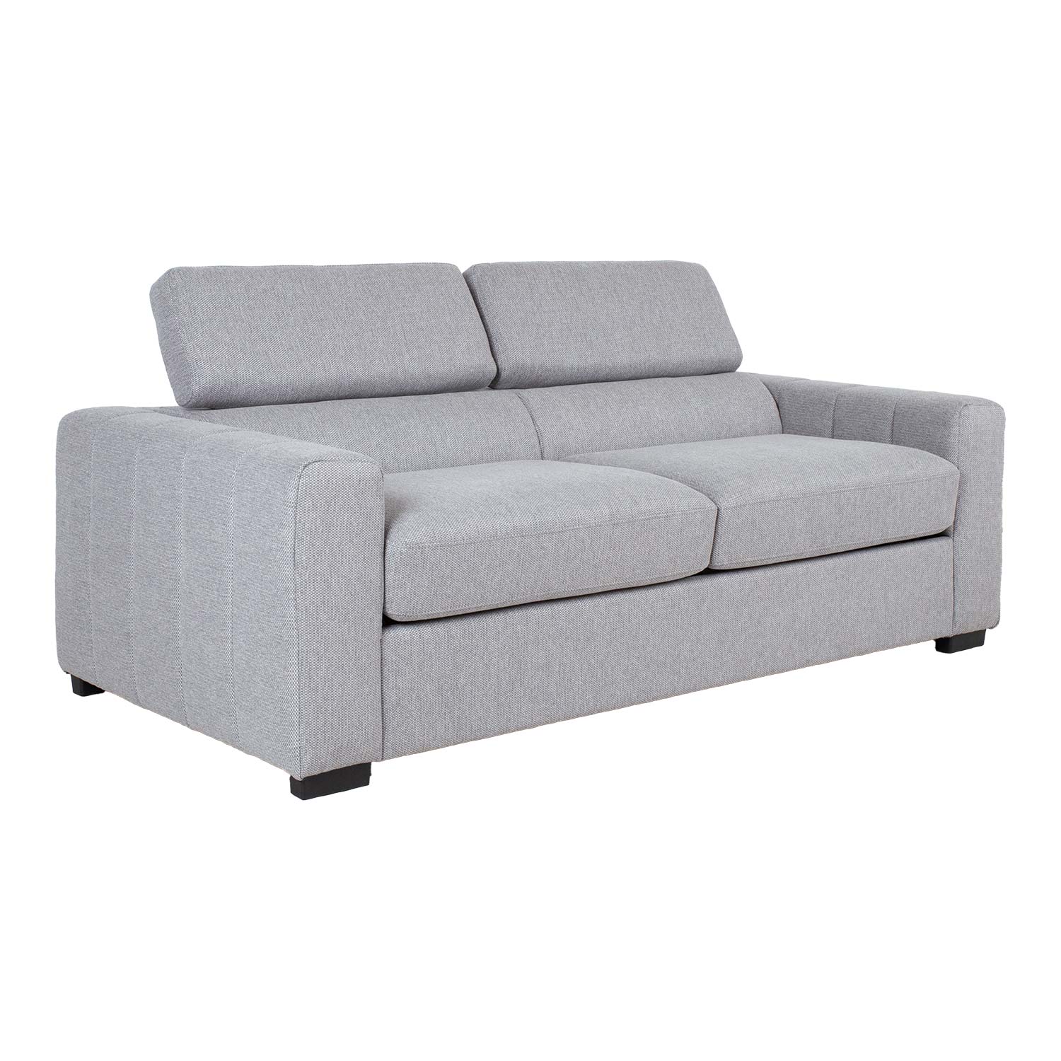 Sohva Home4You Kingston, 198x96x76/94cm, 3-Istuttava, Harmaa