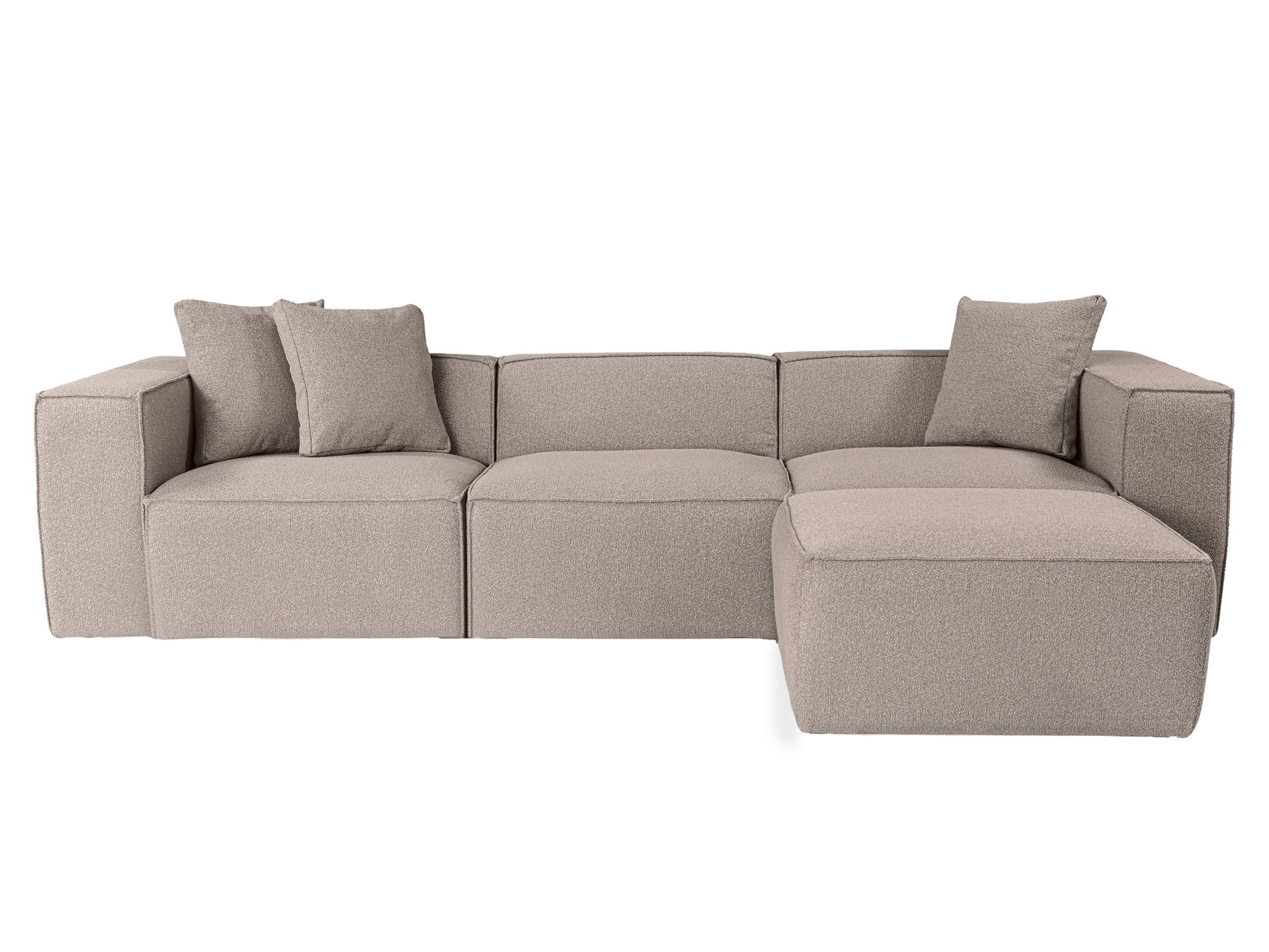 Kulmasohva Valento Furniture Lora, 193x74cm, Peach