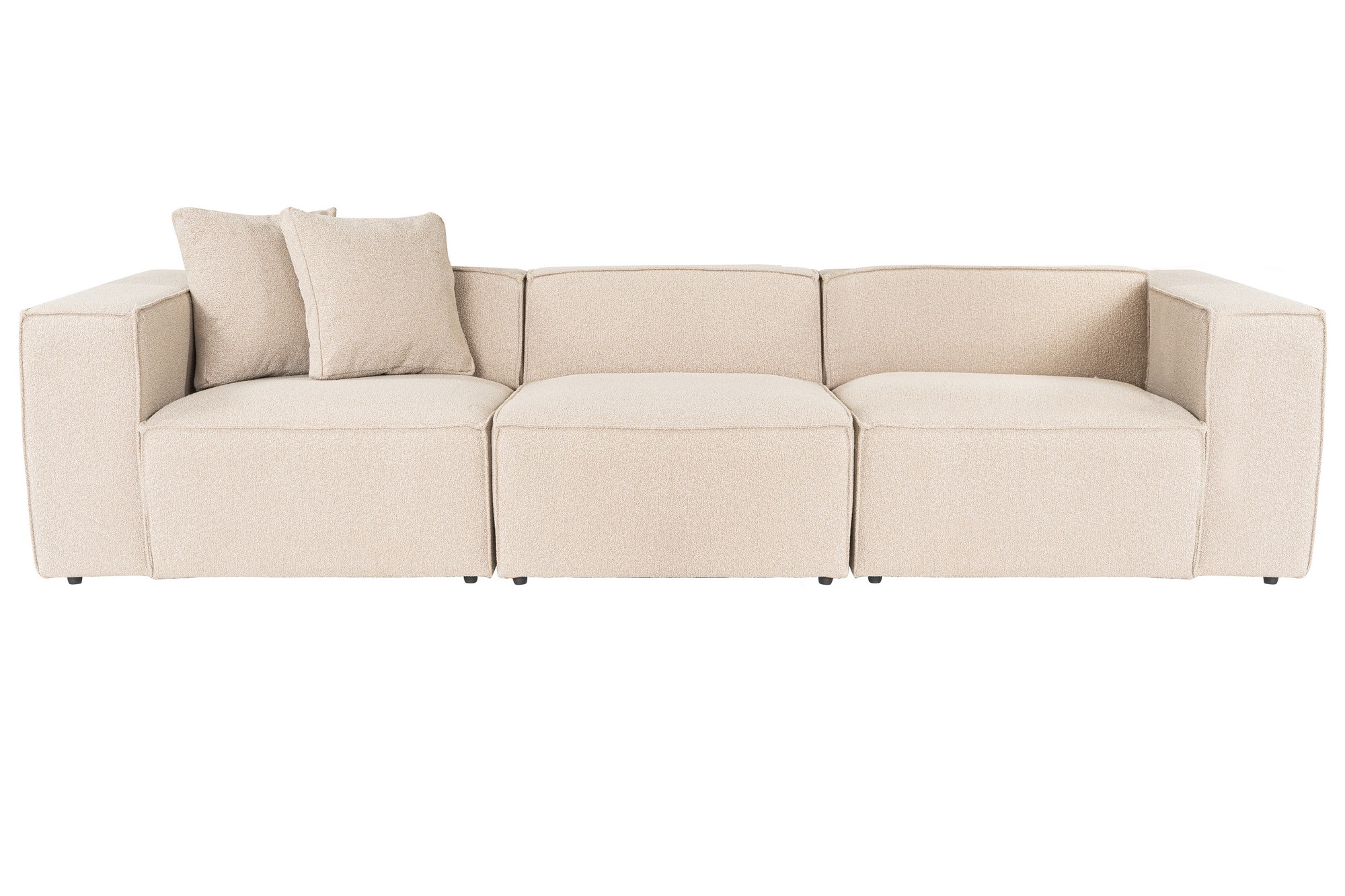 Sohva Valento Furniture Lora 3 Seater, 303x108x65cm, Peach