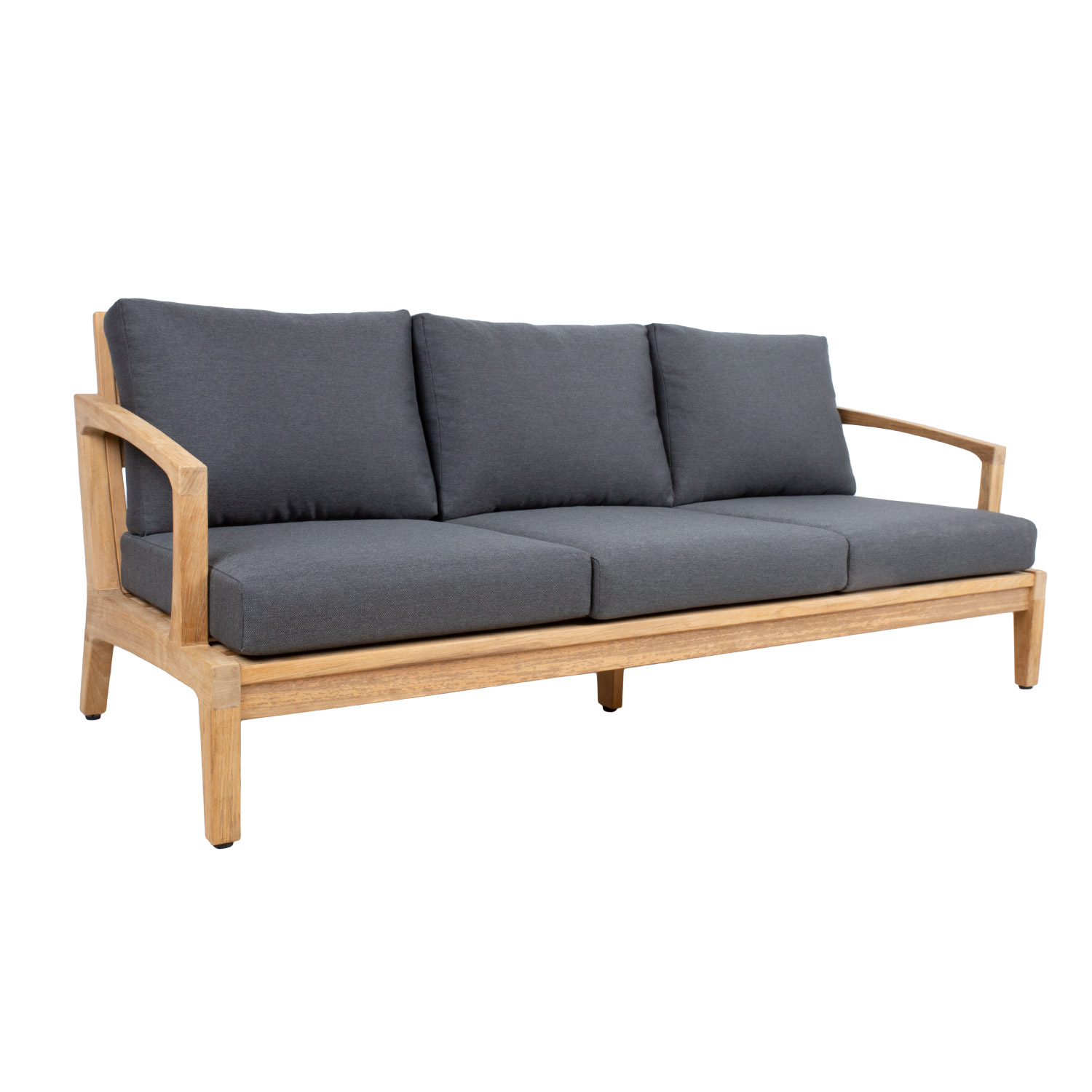 Sohva Home4You Maldive, 205x89x86cm, 3-istuttava, Tiikki