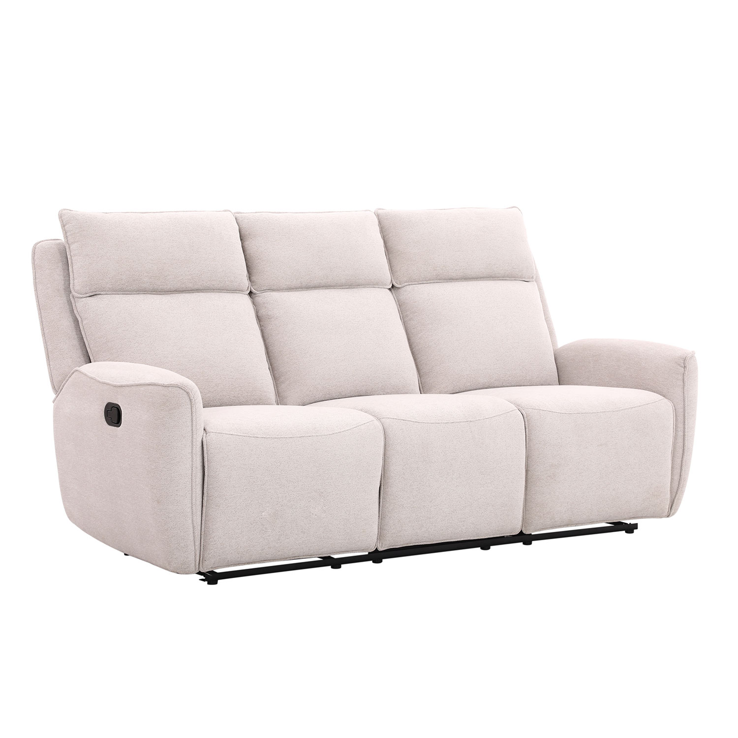 Sohva Home4You Maren, 206x90x104cm, 3-Istuttava, Beige