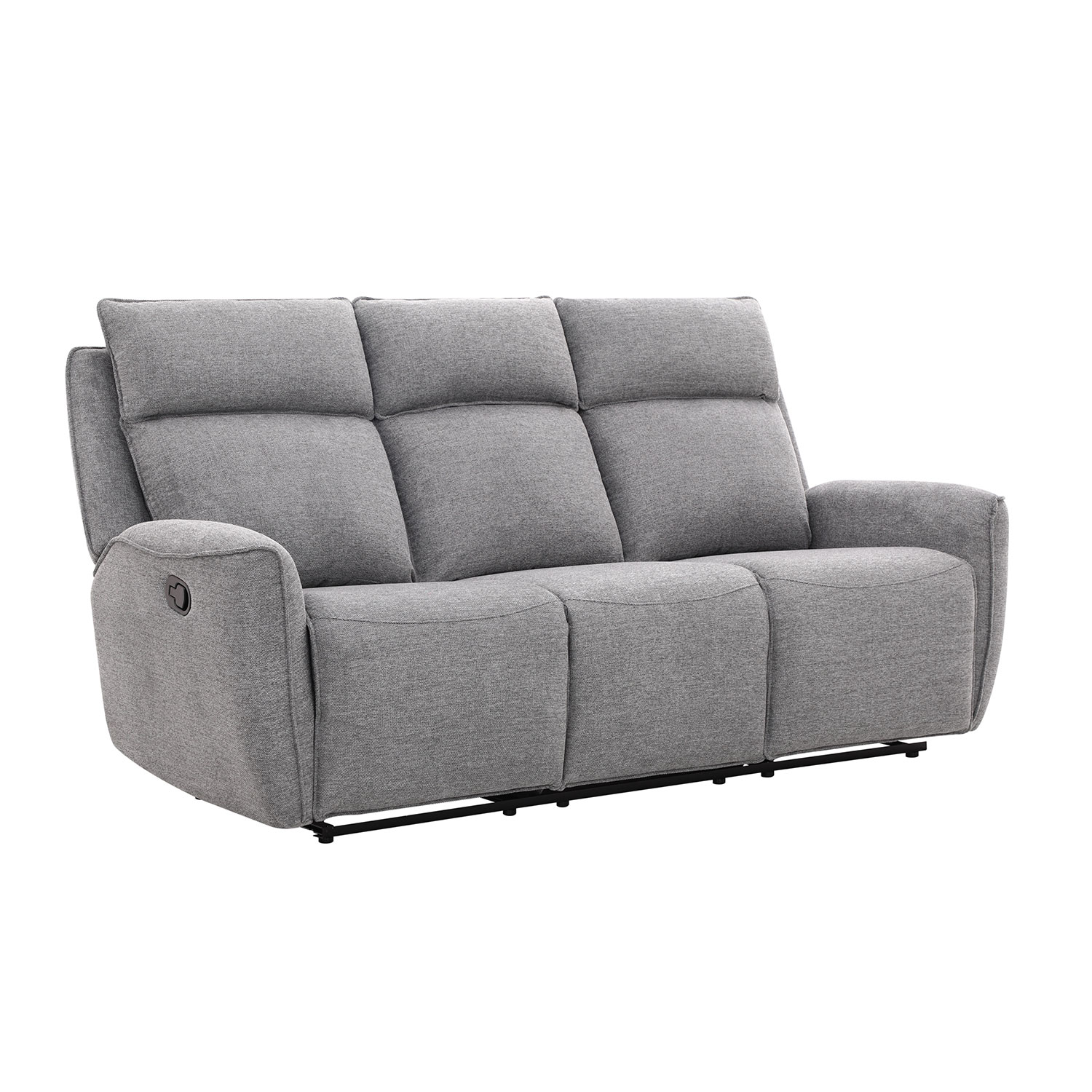 Sohva Home4You Maren, 3-Istuttava Recliner, Harmaa