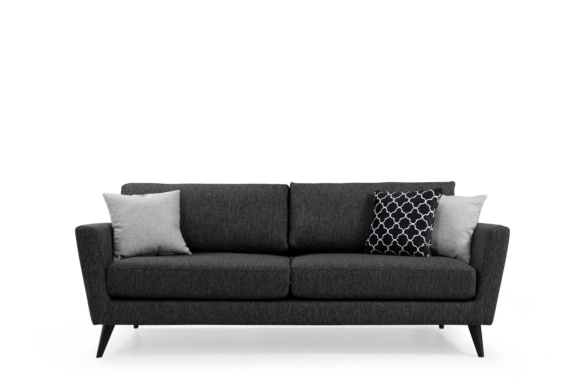 Sohva Valento Furniture Mayorka, 3-istuttava, harmaa