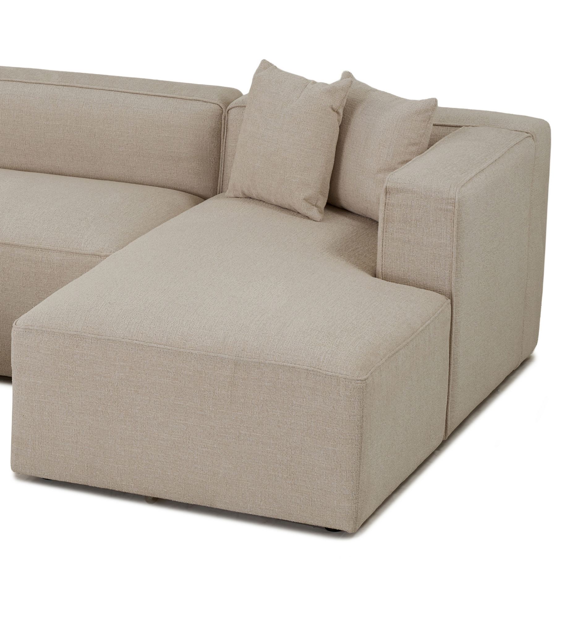 Sohva Valento Furniture Mora Chl Right, 140x90cm, beige