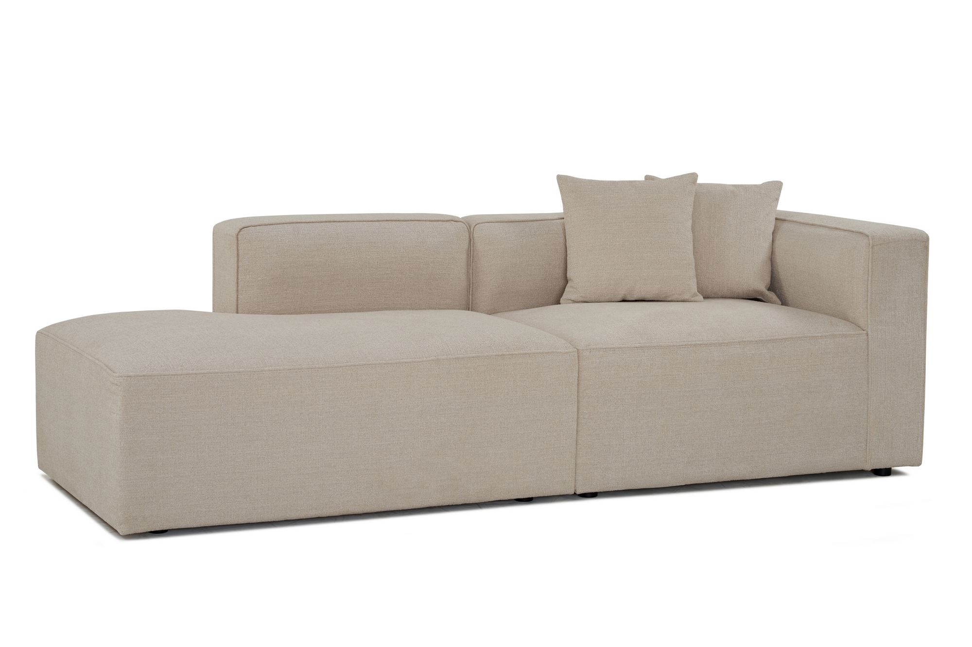 Sohva Valento Furniture Mora Long, 2-istuttava, 210x90cm, beige