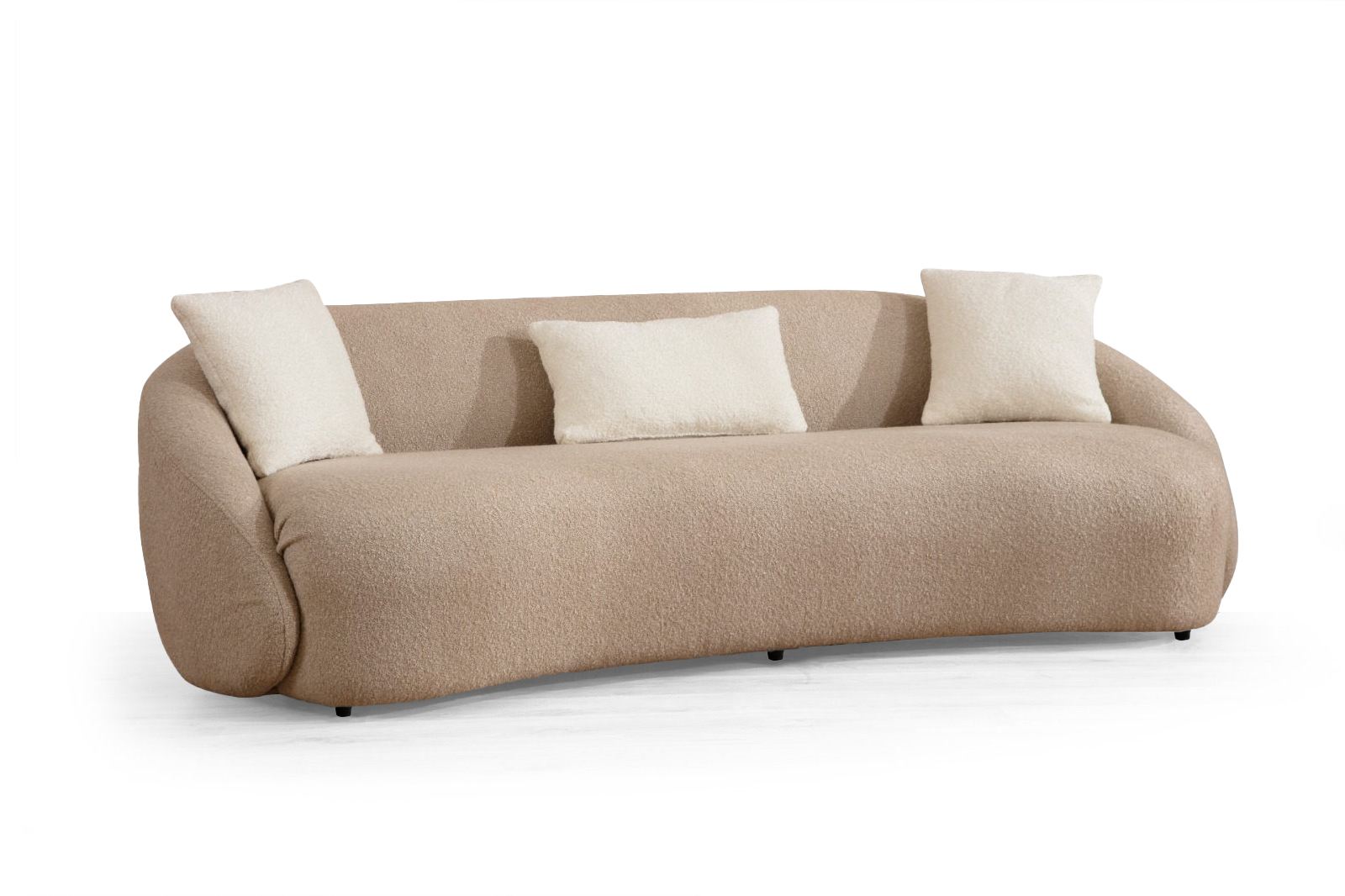 Sohva Valento Furniture Napoli 3, 3-istuttava, cappuccino