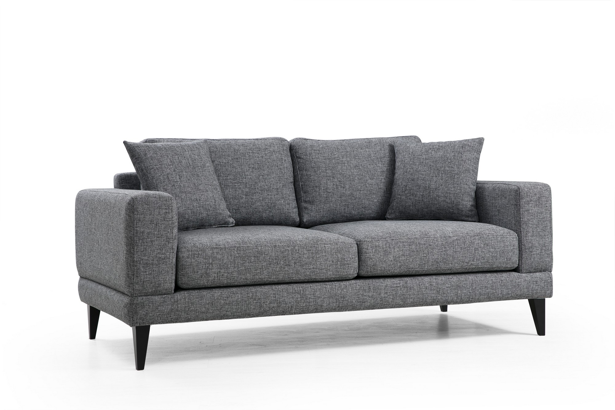 Sohva Valento Furniture Nordic, 2-istuttava, harmaa