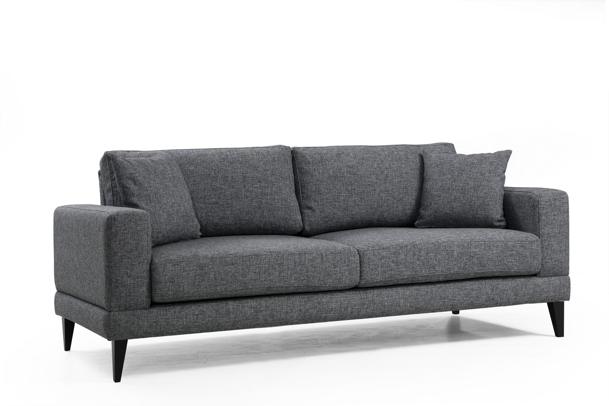 Sohva Valento Furniture Nordic, 3-istuttava, harmaa