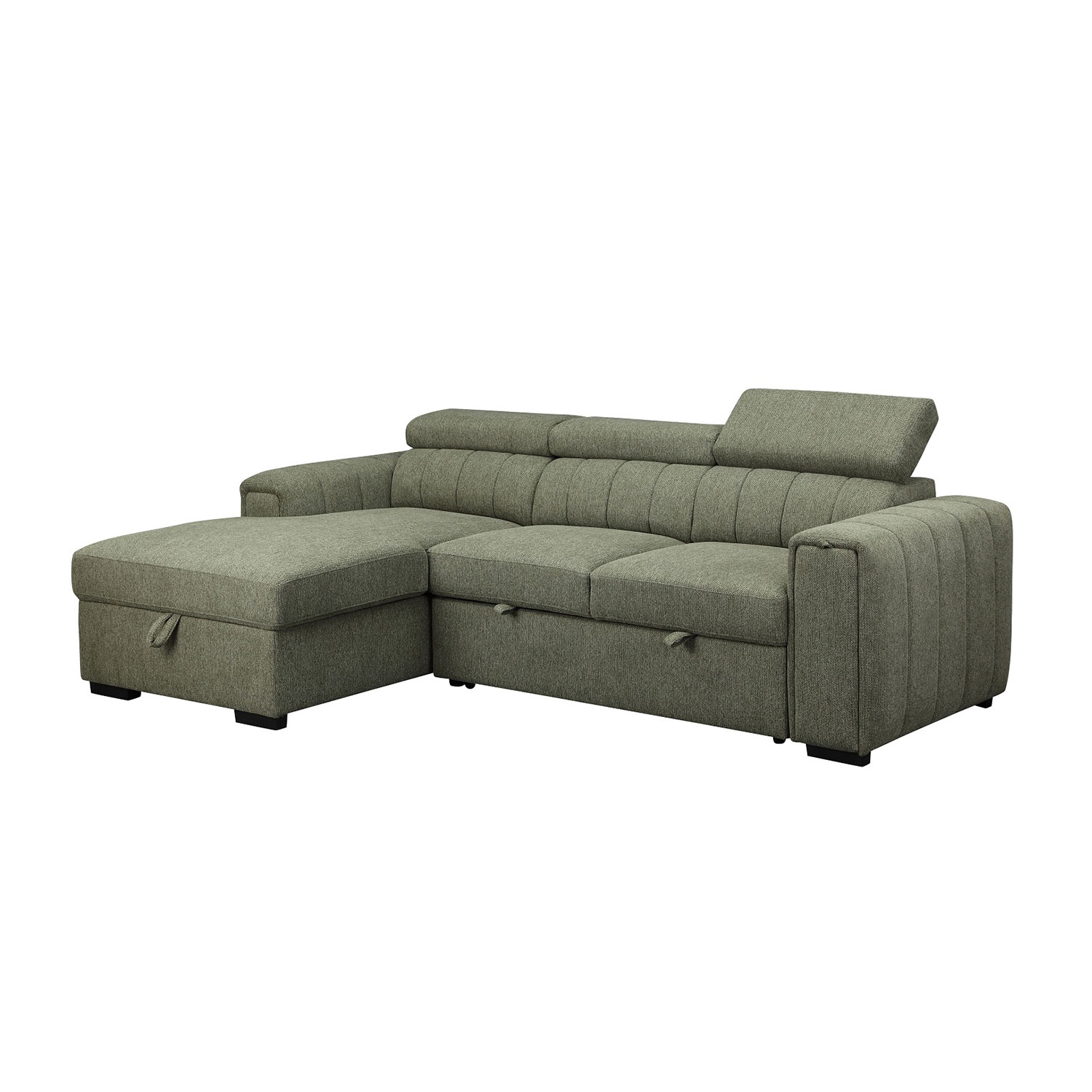 Sohva Home4You Odelia Lc, 248x159/96 cm, Vaaleanvihreä