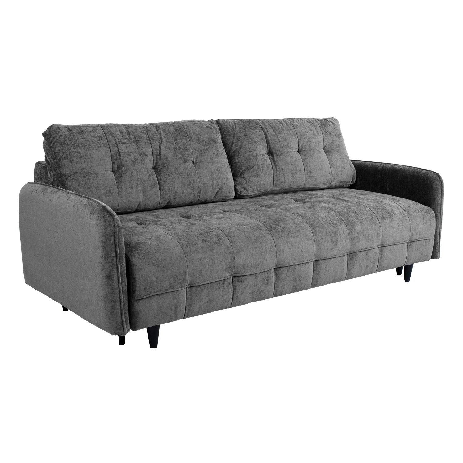 Sohva Home4You Sarita, 212x94x85 cm, 3-Istuttava, Harmaa