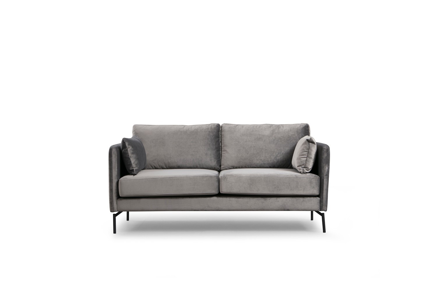 Sohva Valento Furniture Sino, 2-istuttava, harmaa
