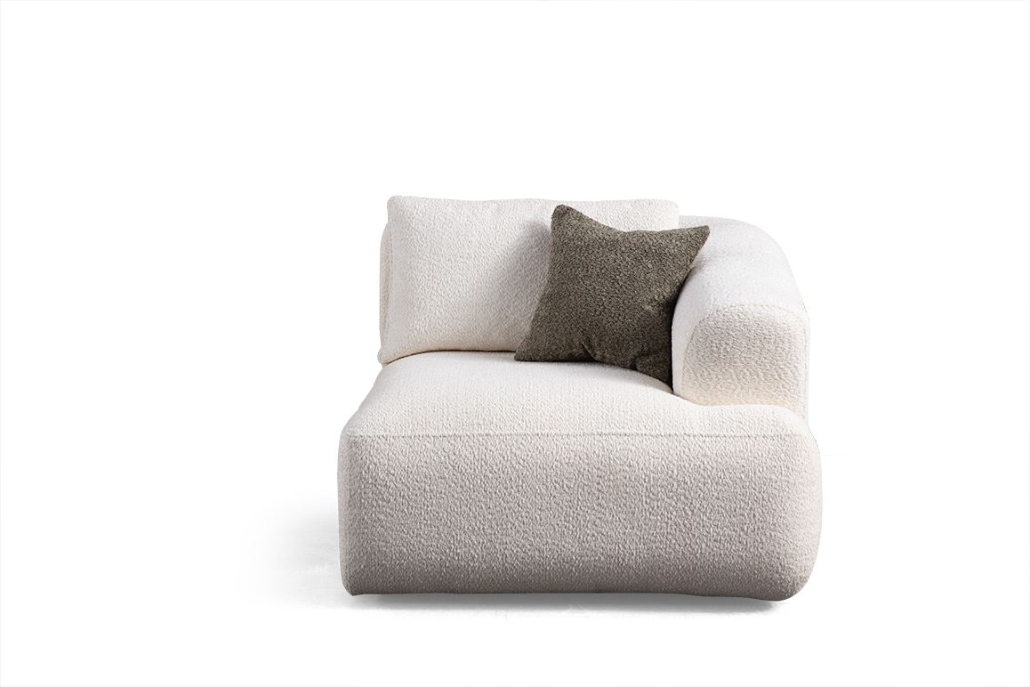 Sohva Valento Furniture Sofia, 2-istuttava, valkoinen