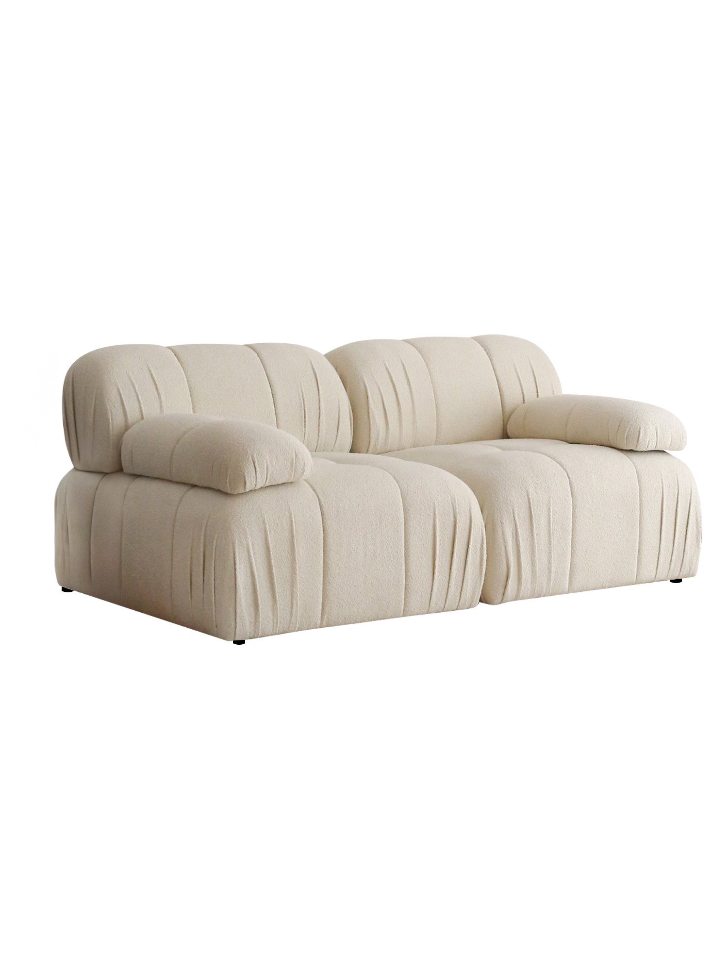 Sohva Valento Furniture Soli 2 istuttava, 178x89cm, Valkoinen