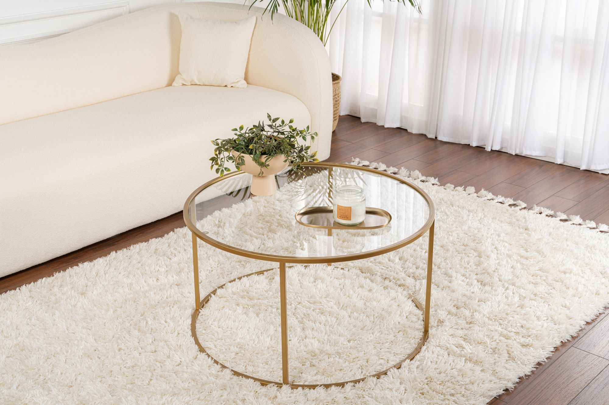 Sohvapöytä Valento Furniture Lumo, Ø80cm